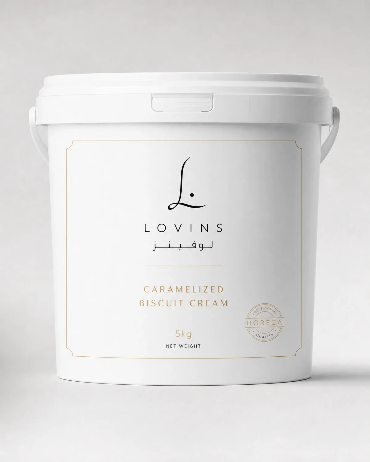 Lovins caramelized biscuit cream, 5kg HoReCa pack
